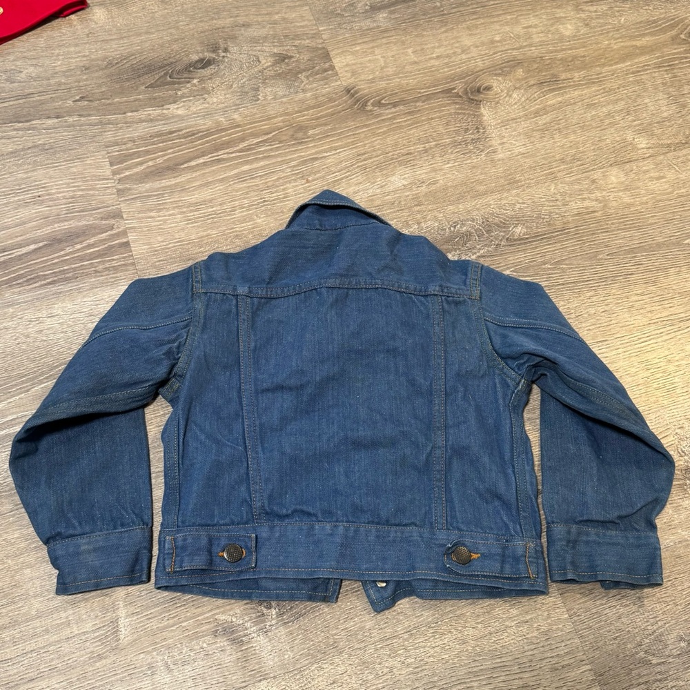 Vintage Jean Team 70s Denim Jacket tagged size 7 - Picture 3 of 7